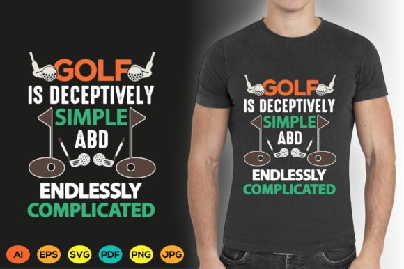 A Fresh Golf Graphic Asset for T-Shirt Designs & Editorial Content