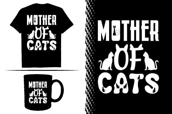 Cat Mom T Shirt Design – An Embroiderer’s First Look