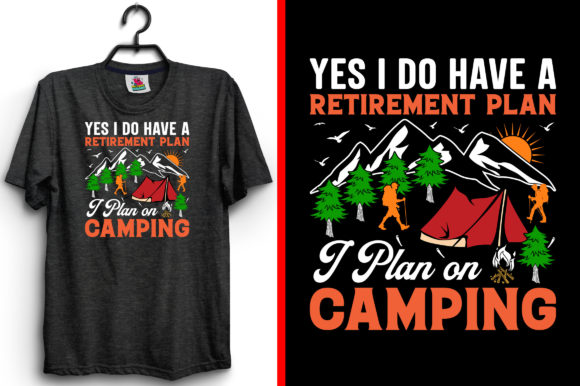 Evaluating a Camping Graphic Design Asset for Print Templates