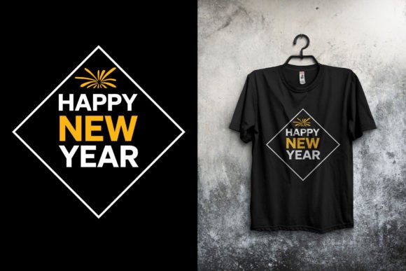 Happy New Year 2023 T-Shirt: Graphics & Print Templates