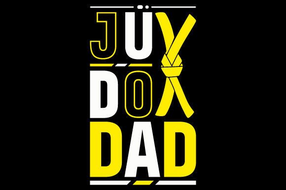 JUDO Dad SVG Shirt Design: Graphics & Print Templates