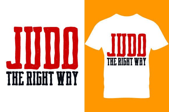JUDO the Right Way SVG: Graphics & Print Templates