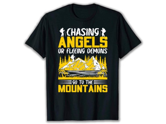 Mountain T-Shirt Vector Graphic Template Review
