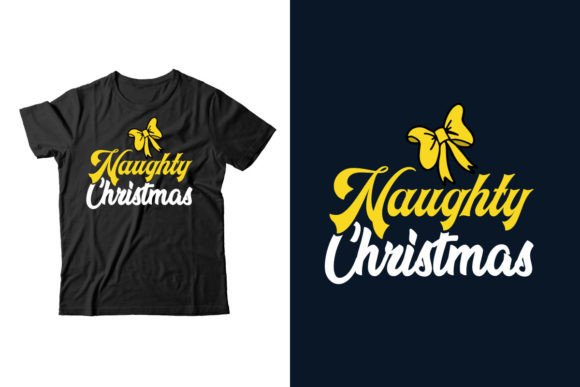 Naughty Christmas T-Shirt Graphics & Print Templates Review