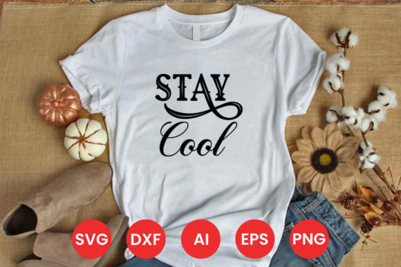 Stay Cool SVG: Bold Graphics for Hot Print Templates