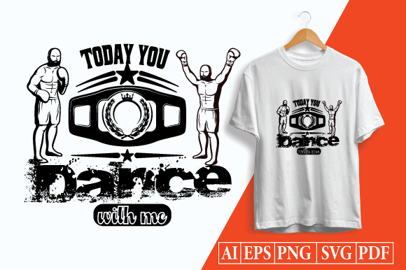 Svg Boxing Tshirt Design: Bold Graphics for Print Templates