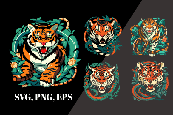 WildTiger Jungle Leaves Vector T-Shirt Graphics Review